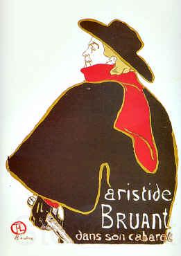  Henri  Toulouse-Lautrec Aristide Bruant dans son Cabaret Spain oil painting art